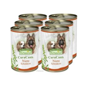   100% természetes kutyaeledel vesebeteg kutyáknak 6 x 400 g (PerNaturam CuraCanis®)