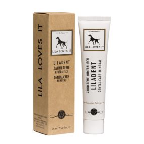   Bio fluoridmentes ásványi fogkrém kutyáknak, macskáknak (Lila Loves It)