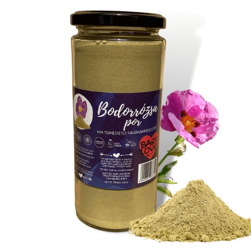 100% Bodorrózsa por kutyáknak 250 g - BARF LOVE