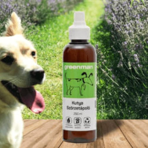 Probiotikumos bőr- és szőrápoló spray kutyáknak 250 ml (Greenman)