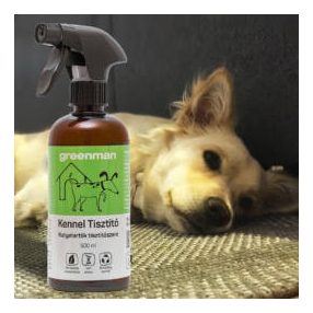   Baktériumkultúrás fekhely és kutyaól szagtalanító spray 500 ml (Greenman)