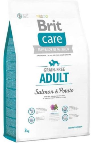 BRIT CARE GRAIN FREE ADULT SALMON & POTATO 1kg