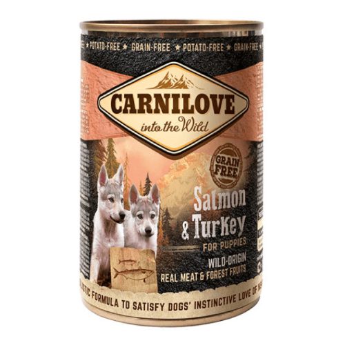 CarniLove Puppy Salmon & Turkey (Lazac & Pulyka) konzerv 6 x 400 g