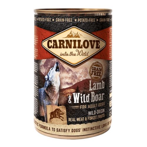 CarniLove Adult Lamb & Wild Boar (Bárány & Vaddisznó) konzerv 6 x 400 g