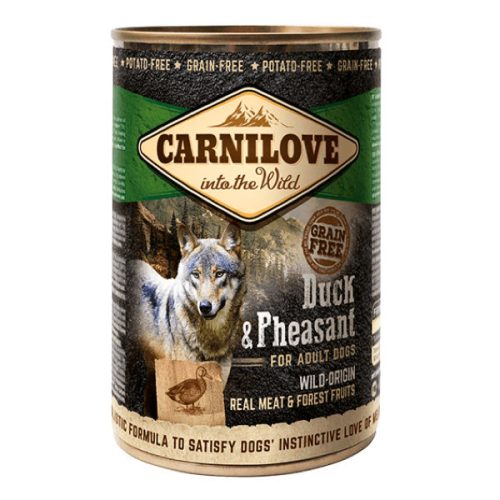 CarniLove Adult Duck & Pheasant (Kacsa & Fácán) konzerv 6 x 400 g