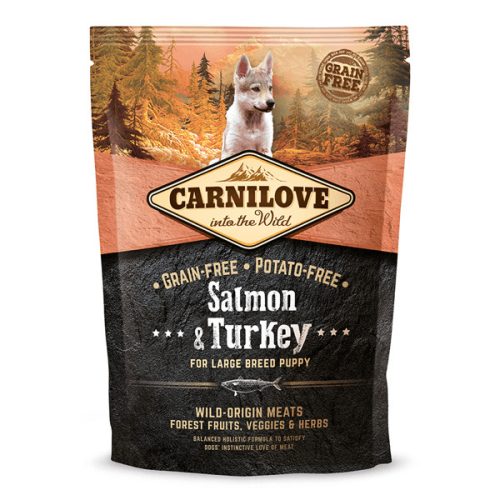 CarniLove Puppy Large Salmon & Turkey - Lazac és Pulyka 1,5 kg
