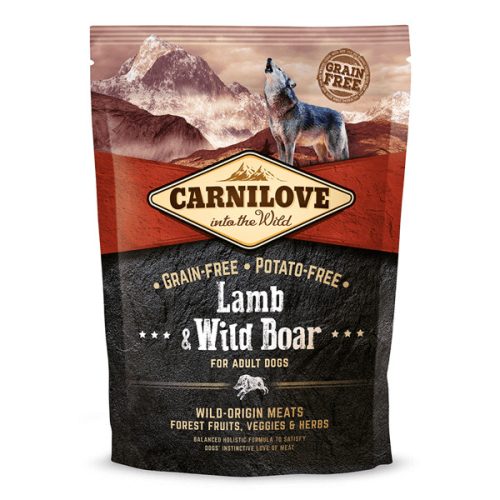 CarniLove Adult Lamb & Wild Boar - Bárány és Vaddisznó 1,5 kg