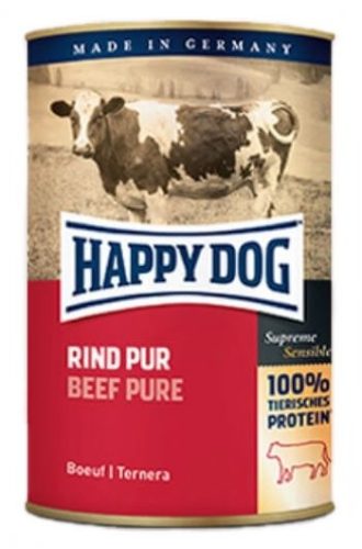 Happy Dog Rind Pur - Marhahúsos konzerv 6 x 400 g