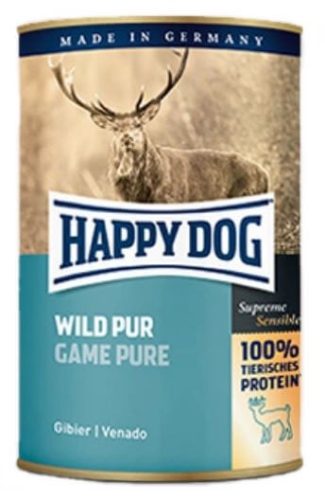 Happy Dog Wild Pur - Vadhúsos Konzerv 6 x 400 g