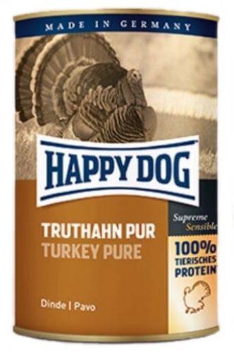 Happy Dog Truthahn Pur - Pulykahúsos Konzerv 6 x 400 g