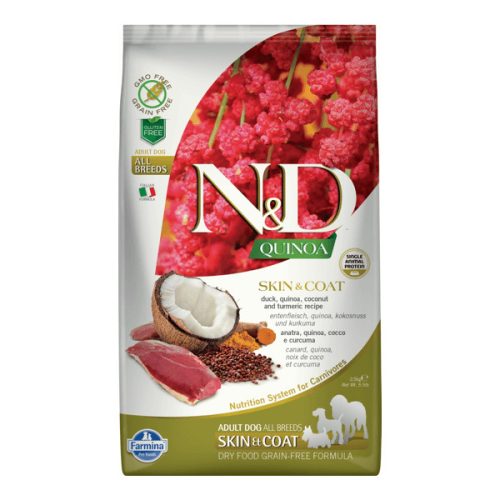 N&D Dog Quinoa Skin & Coat Kacsa 800 g