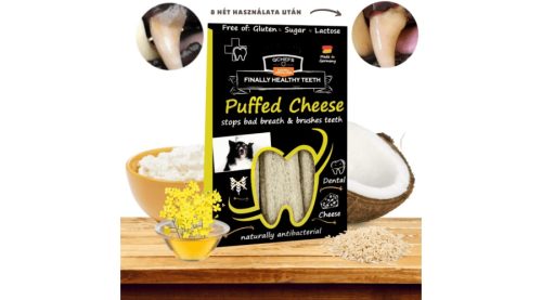 Természetes fogtisztító stick kutyáknak - Qchefs Puffed Cheese
